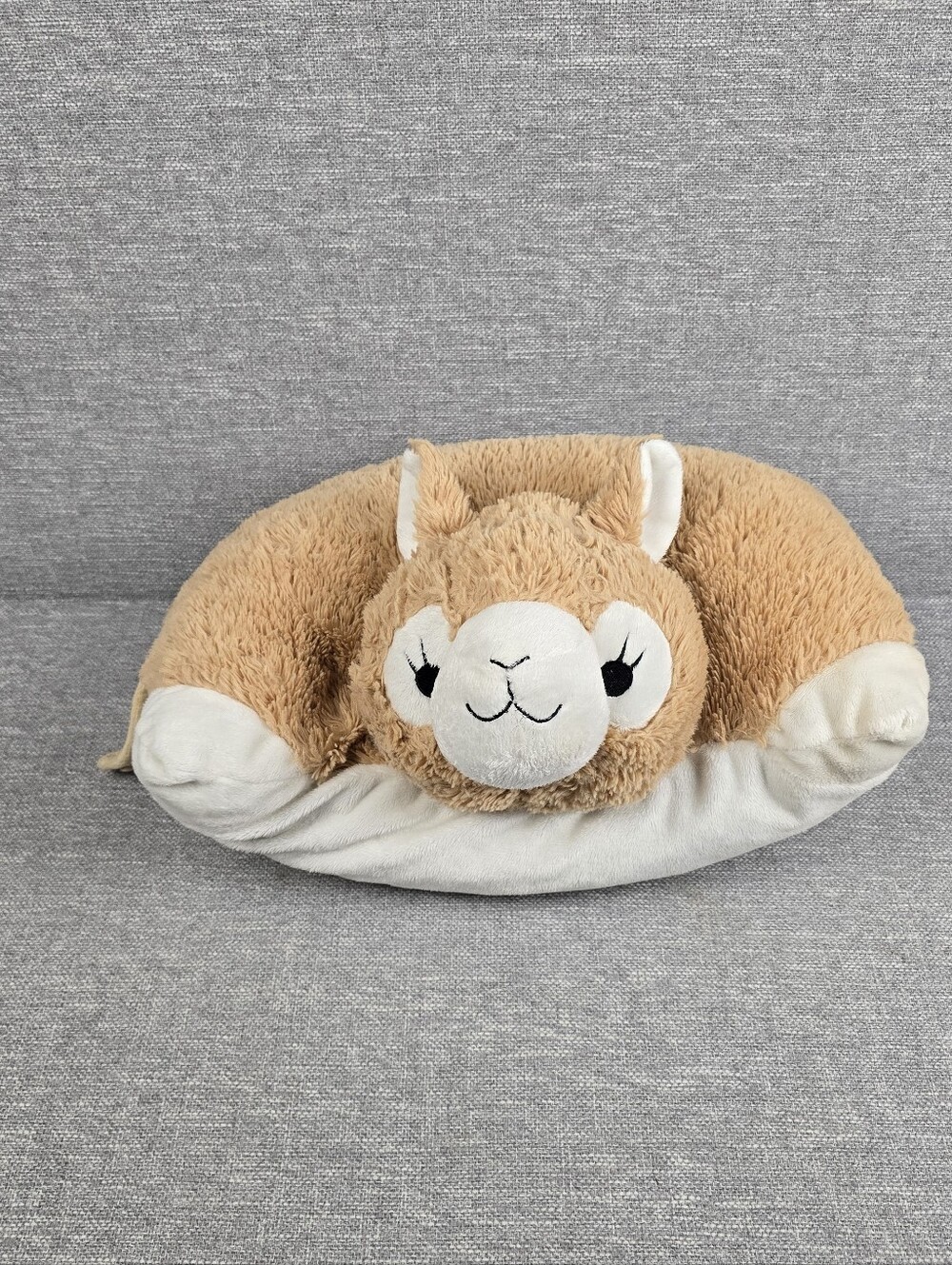 Pillow Pets Signature Lovable Llama Plush 16-18" Tan